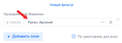 Созданный список